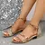 Sandálias femininas saltos de verão sapatos casuais dedo do pé aberto verão - comprar online