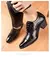 Imagem do Luxo vermelho salto alto sapato masculino moda mocassim homem sapatos de casamen