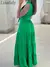 Vestido casual com botão frontal e fenda maxi vestidos franzidos com cinto - loja online
