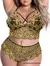 Sexy conjunto de roupa interior de renda tamanho grande conjunto de duas peças - loja online