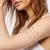 Simples Boho Coil Braço Superior Banda Manguito Armlets para Mulheres Meninas - loja online