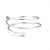 Simples Boho Coil Braço Superior Banda Manguito Armlets para Mulheres Meninas