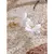 Yhpup Arrivals Brincos suspensos de flor de resina branca para mulheres em aço - comprar online