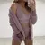 Conjuntos de treino de veludo de três peças para mulheres, roupas fofas, cardi - Modas Darly