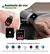 Smartwatch Hombre Mujer Llamada Bluetooth Smart Watch Notificación de Mensajes Reloj Inteligente Ios/android Smartwatches Deportivo Salud Iowodo BVR50 - smartwatcheros