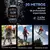 Smartwatch Cubot X1 Reloj Inteligente Deportivo 2ATM Resistente al Agua Negro 2.13'' y Llamada Bluetooth y Medición de Presión Arterial - smartwatcheros