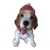 Cachorro Decorativo com Gorro e Cachecol – Natal em Resina - comprar online