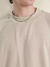 Remera Basica Oversize Con Cuello De Ribb Ancho Marca El Don - tienda online