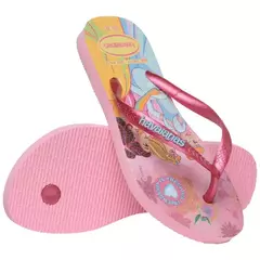 Chinelo Havaianas Infantil Slim Princesas Rosa Glow na internet