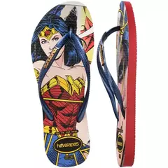 Chinelo Havaianas Slim Wonder Woman – Edição Especial DC Comics - MV Space Store - Roupas e acessórios