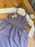 Vestido Céu de Algodão Lilás e Off - loja online