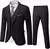 Terno com jaquetas elegantes colete e calças, Traje clássico formal ou para casamento 3 peças ou 2 peças, Casaco e calça moda de luxo atemporal - comprar online