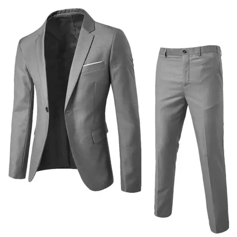 Terno formal, conjunto de duas peças fino ajuste - comprar online