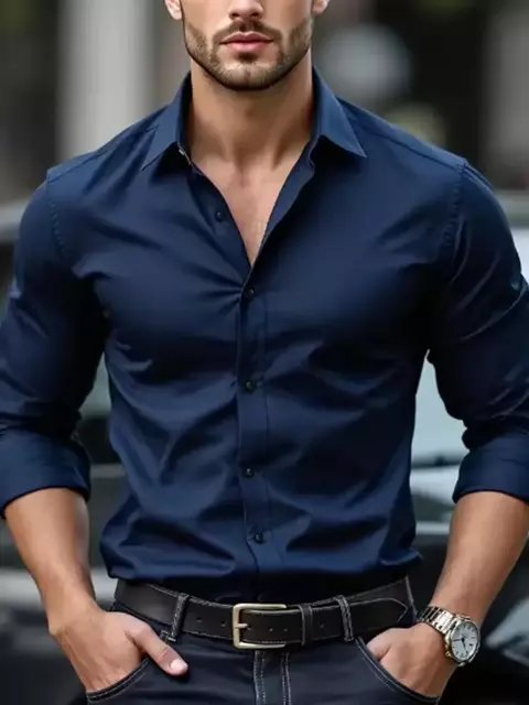 Camisa formal, sem engomar - comprar online