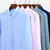Qualidade camisa masculina com estiramento de fibra de bambu, manga longa anti-rugas - comprar online