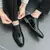 Sapato clássico estilo italiano, sapato artesanal de couro, formais para escritório ou festa - comprar online