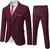 Terno com jaquetas elegantes colete e calças, Traje clássico formal ou para casamento 3 peças ou 2 peças, Casaco e calça moda de luxo atemporal