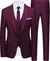 Imagem do Terno com jaquetas elegantes colete e calças, Traje clássico formal ou para casamento 3 peças ou 2 peças, Casaco e calça moda de luxo atemporal