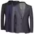 Blazer masculino negócios cor sólida, estilo britânico, trabalho profissional cor sólida - loja online