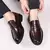 Imagem do Sapatos de couro para homens, sapatos de sola grossa, Loafer de qualidade