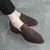 Sapato italiano designer de luxo em camurça, sapatos para negócios, festa - GRIF DOMO