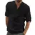 Camisa casual masculina, camisa de linho e algodão, manga longa - comprar online