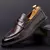 Sapatos de couro para homens, sapatos de sola grossa, Loafer de qualidade - GRIF DOMO