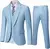 Terno com jaquetas elegantes colete e calças, Traje clássico formal ou para casamento 3 peças ou 2 peças, Casaco e calça moda de luxo atemporal