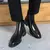 Bota masculina casual chelsea em couro, bota de alta qualidade - loja online