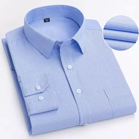 Camisa 65% algodão, casual fina confortável. Grif Domo - comprar online