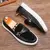 Moda casual em sapatos de couro, Estilo britânico penny mocassins - GRIF DOMO