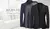 Blazer masculino negócios cor sólida, estilo britânico, trabalho profissional cor sólida
