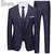 Imagem do Terno com jaquetas elegantes colete e calças, Traje clássico formal ou para casamento 3 peças ou 2 peças, Casaco e calça moda de luxo atemporal