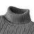 Suéter de gola alta casual, Rollneck camisola de malha quente em lã na internet