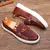Moda casual em sapatos de couro, Estilo britânico penny mocassins - loja online