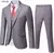Terno com jaquetas elegantes colete e calças, Traje clássico formal ou para casamento 3 peças ou 2 peças, Casaco e calça moda de luxo atemporal - GRIF DOMO