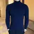 Suéter de gola alta casual, Rollneck camisola de malha quente em lã na internet