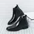 Bota masculina casual chelsea em couro, bota de alta qualidade - comprar online