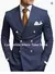 Ternos masculinos de alta qualidade, lapela repicada, 2 peças slim fit - comprar online
