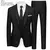 Terno com jaquetas elegantes colete e calças, Traje clássico formal ou para casamento 3 peças ou 2 peças, Casaco e calça moda de luxo atemporal na internet