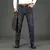 Jeans casual em linha reta, Calças com estiramento moda clássico - comprar online