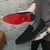 Sapato italiano designer de luxo em camurça, sapatos para negócios, festa