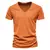 Camiseta de qualidade 100% algodão masculino, camiseta com decote em v design moderno - loja online