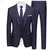 Terno com jaquetas elegantes colete e calças, Traje clássico formal ou para casamento 3 peças ou 2 peças, Casaco e calça moda de luxo atemporal - loja online