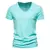Camiseta de qualidade 100% algodão masculino, camiseta com decote em v design moderno - comprar online