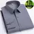 Qualidade camisa masculina com estiramento de fibra de bambu, manga longa anti-rugas - loja online