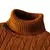 Suéter de gola alta casual, Rollneck camisola de malha quente em lã - loja online