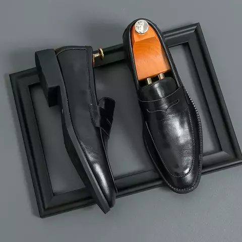 Sapato Loafer, feito à mão em couro, conforto e qualidade, Grif Domo - comprar online