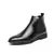Bota masculina casual chelsea em couro, bota de alta qualidade - comprar online