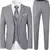 Terno com jaquetas elegantes colete e calças, Traje clássico formal ou para casamento 3 peças ou 2 peças, Casaco e calça moda de luxo atemporal